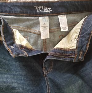 Time and Tru high rise skinny jeans NWOT
